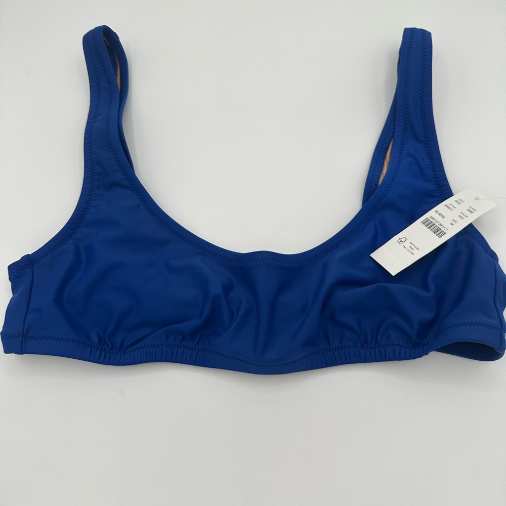 J.Crew| Heritage scoopneck bikini top
